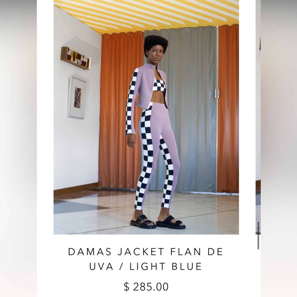 Port de bras Damas leggings two tone